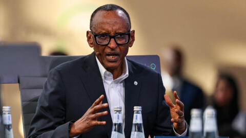 Le président rwandais Paul Kagame, le 28 octobre 2025.