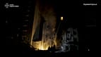 Kyiv residents search through the wreckage after Russia’s deadly barrage