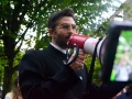 Hasan Piker speaks at a rally in Philadelphia for Chris Rabb, who is vying for Pennsylvania's 3rd Congressional District, April 30, 2026. Credit: Morgan.rice.bassline.design/Creative Commons via Wikimedia Commons.