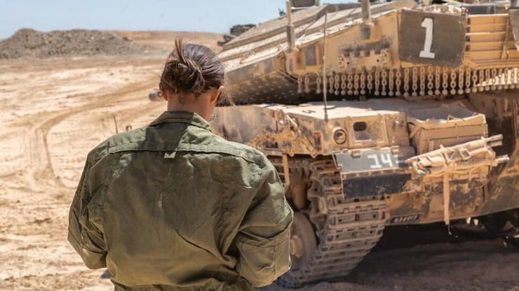 צילום: דובר צה"ל האישה שבטנק תנצח
