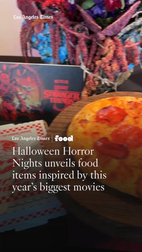 Halloween Horror Nights unveils food items inspired by this year’s biggest movies
