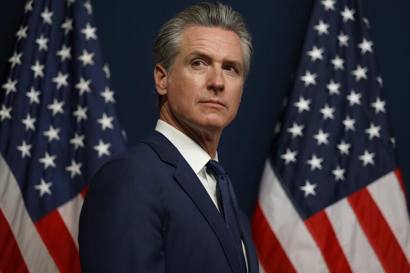 SACRAMENTO, CALIFORNIA - AUGUST 21: California Gov. Gavin Newsom looks on during a bill signing event related to redrawing the state’s congressional maps on August 21, 2025 in Sacramento, California. In a move to counter Texas House Republicans’ plan to redraw the state’s congressional maps ahead of the 2026 midterm elections, California Democrats took up a proposed constitutional amendment to temporarily redraw their own congressional maps, potentially creating five additional U.S. House seats for their party. (Photo by Justin Sullivan/Getty Images)