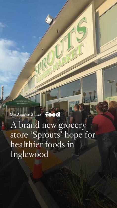A brand new grocery store 'Sprouts' hope for healthier foods in Inglewood