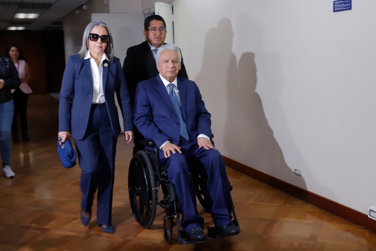 Former President Of Ecuador Lenin Moreno Attends A Hearing At National Court
