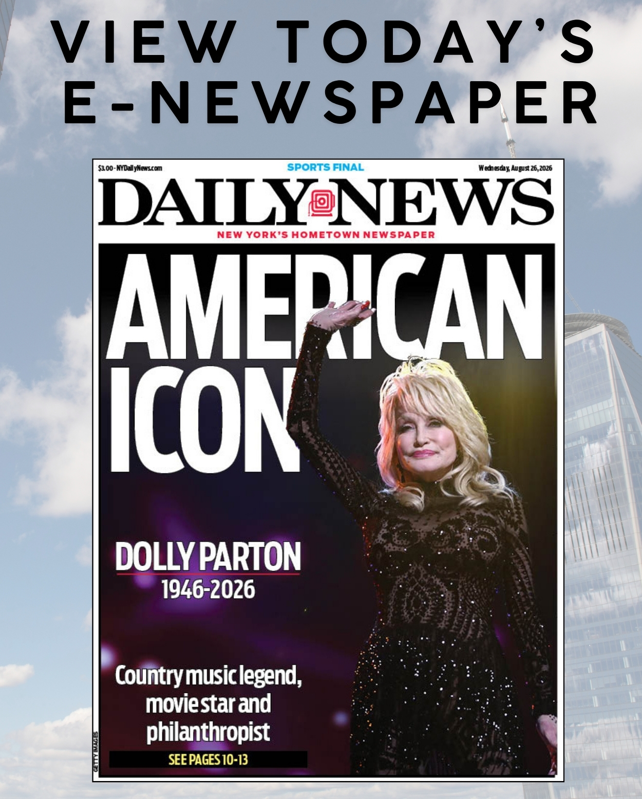 Today's front page