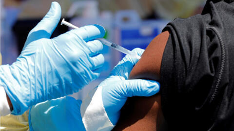 Injection de vaccin contre Ebola à Goma, le 5 août 2019 (image d'illustration).
