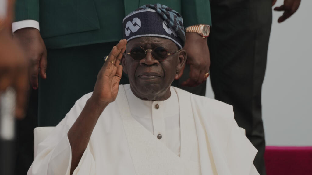 Le président nigérian Bola Ahmed Tinubu assiste aux célébrations du 70e anniversaire de la Marine nigériane sur le front de mer d'Eko Atlantic, à Lagos, au Nigeria, le lundi 1er juin 2026. (Image d'illustration)