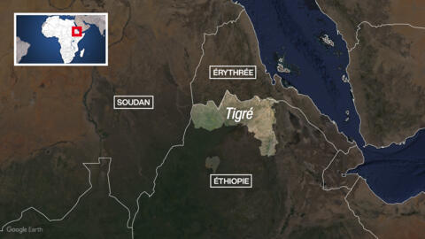 Carte du Tigré.