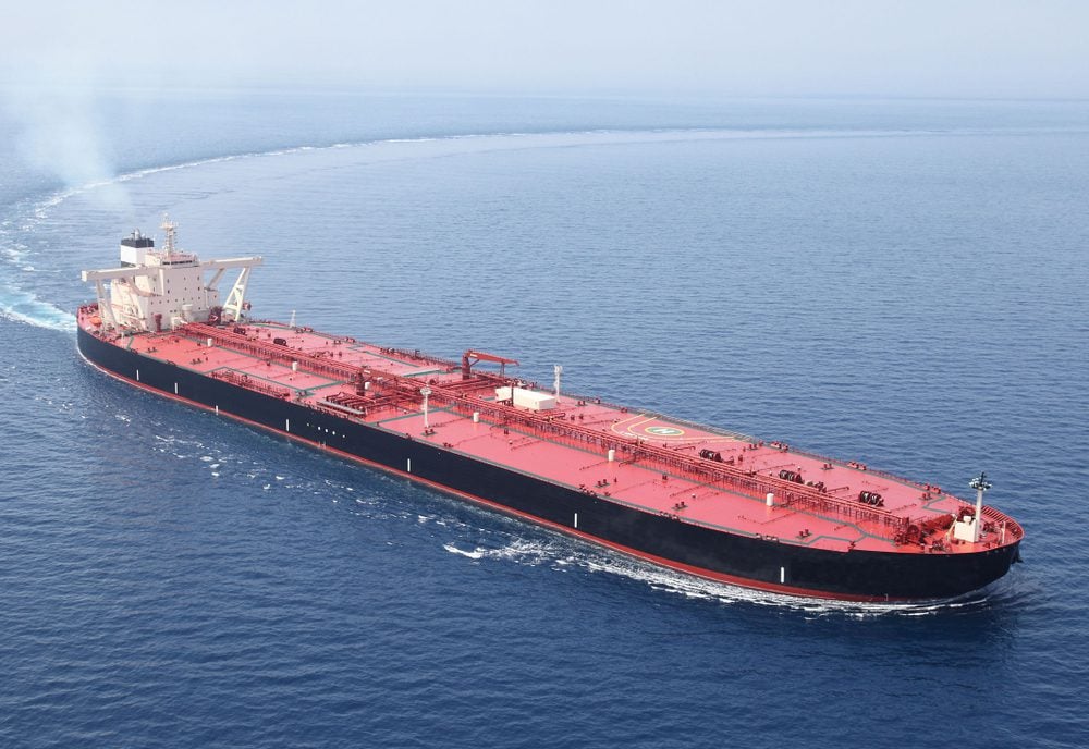 vlcc tanker u-turn