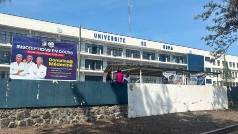 Une vue de l'Université de Goma, dans l'est de la RDC, en août 2026.