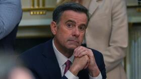 CIA Director John Ratcliffe listens during a Cabinet meeting at the White House in Washington, March 26, 2026