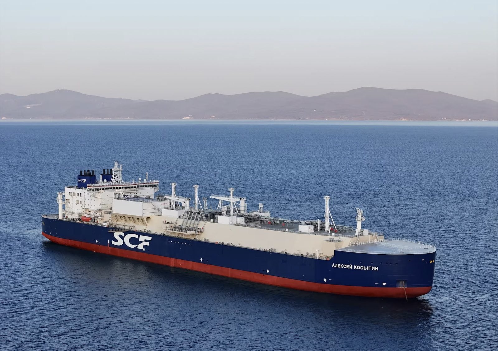 LNG carrier Alexey Kosygin sea trials