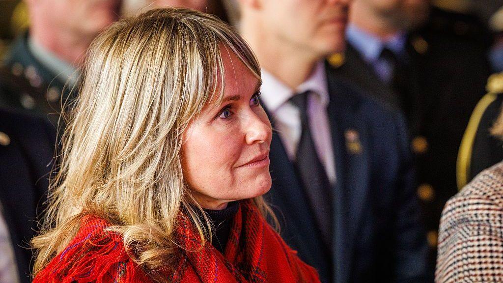 The Mayor of Oslo, Anne Lindboe attends the opening of the Total Defence Year 2026 on February 11, 2026 in Oslo, Norway. 