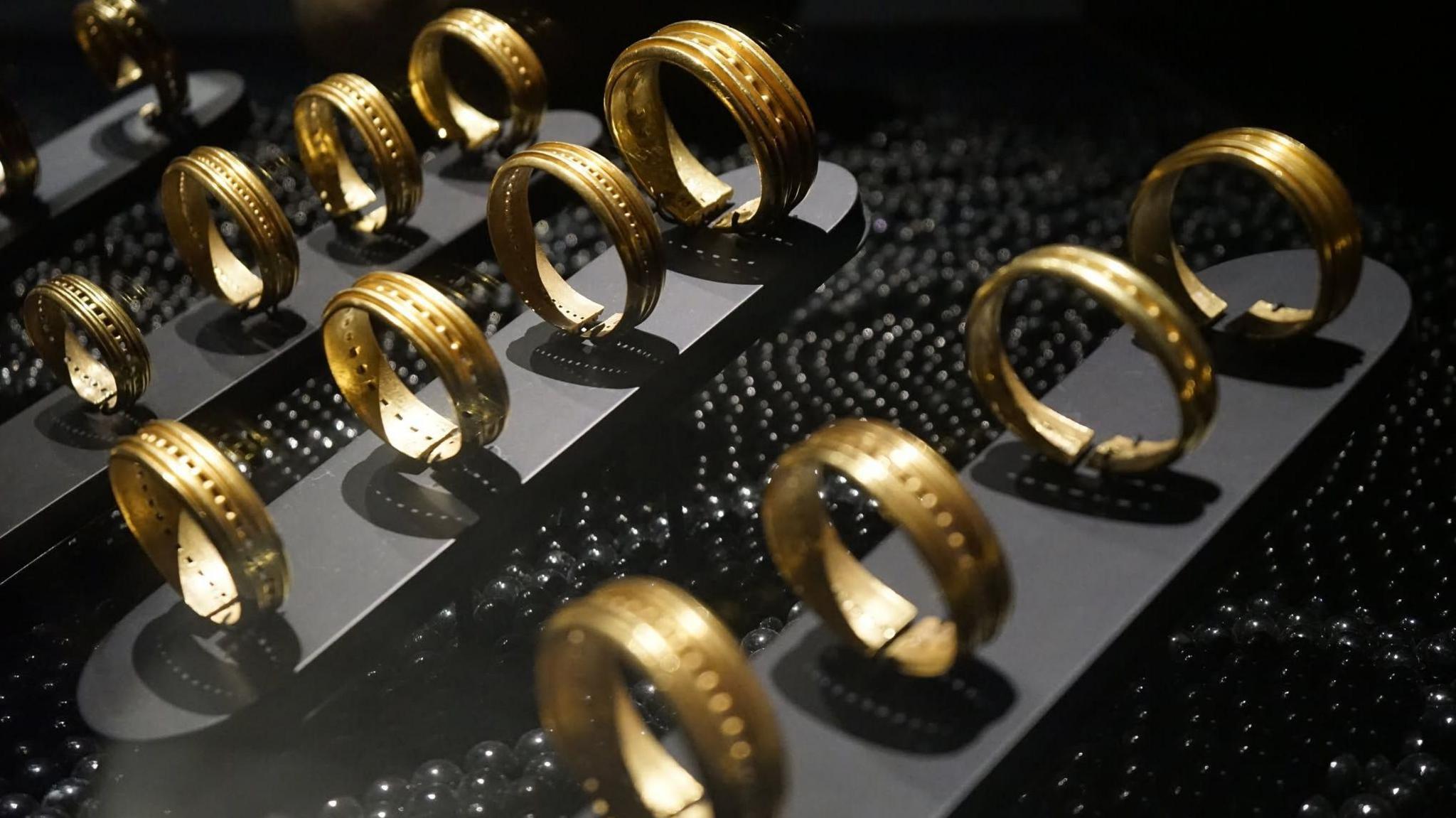 Rings in the collection at the Villena Museum