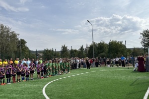 На Тернопільщині відкрили майданчик для мініфутболу, який назвуть на честь загиблого героя війни