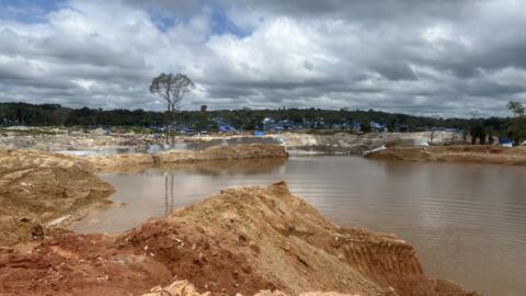 La mine de Zamboï est toujours inactive après son éboulement, ici le 30 août 2026.