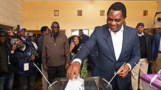 Zambia's Hichilema sworn in for a second term, Mundubile in jail