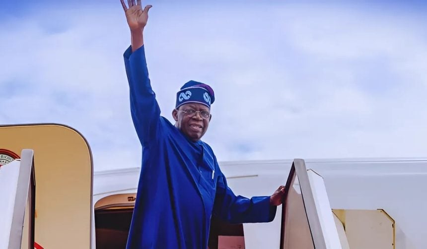 President Tinubu depart