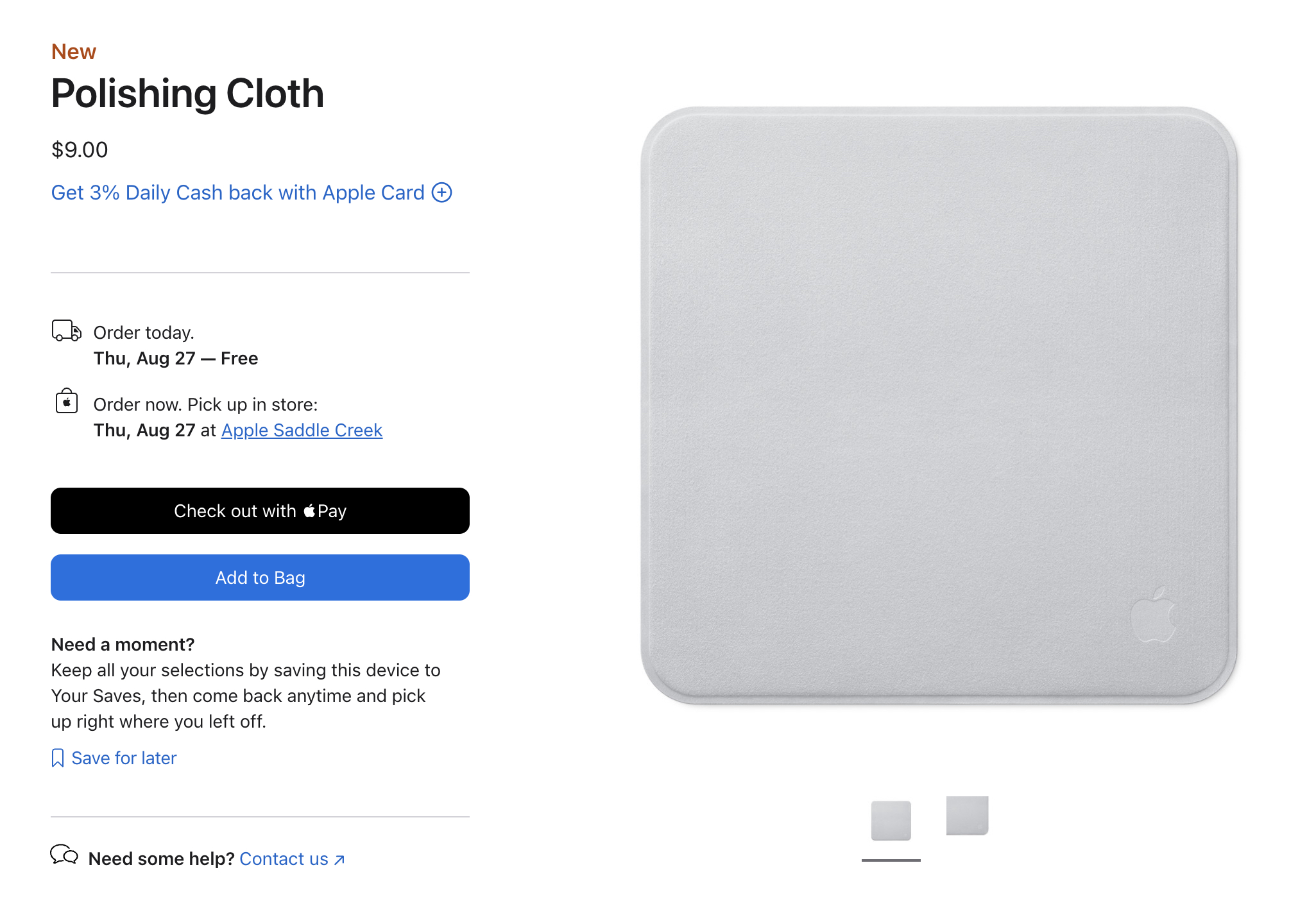 New Polishing Cloth