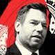A composite image of Eric Swalwell and the FBI seal.
