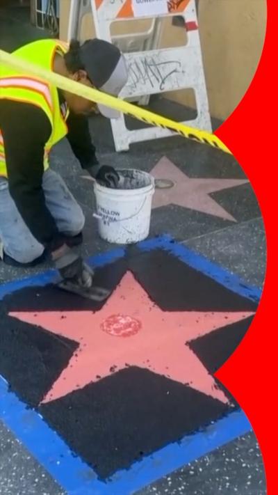 Dolly Parton's star on Hollywood Walk of Fame