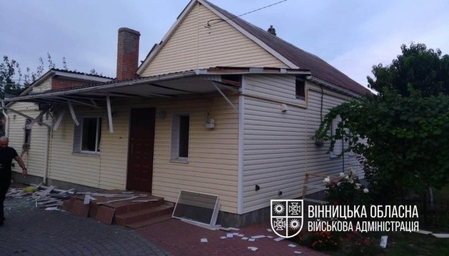 На Вінниччині через російську атаку пошкоджені будинки, двоє постраждалих