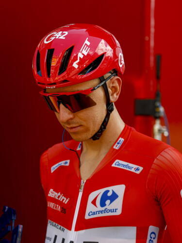 After suffering a serious crash during Stage 8 of the Vuelta on Saturday, Tadej Pogacar was forced to withdraw.