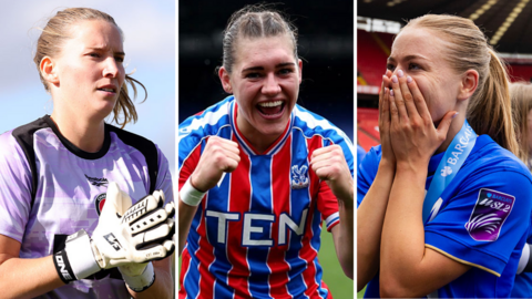 Charlton's Sophie Whitehouse, Crystal Palace's Mollie-mae Sharpe and Birmingham City's Lily Crosthwaite are all hoping to make the jump from WSL 2