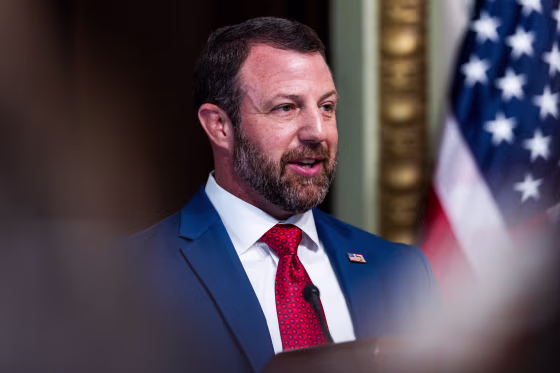 Markwayne Mullin, secretary of the US Department of Homeland Security.