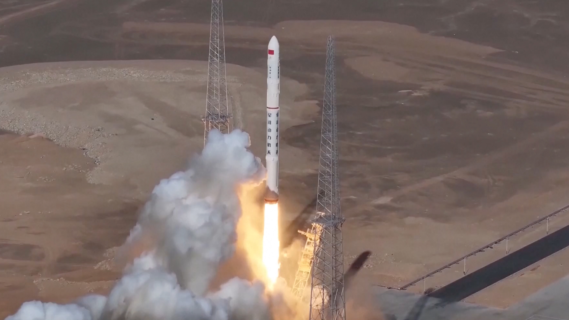 Galactic Energy's Pallas-1 rocket launches for the first time ever, on Aug. 31, 2026.