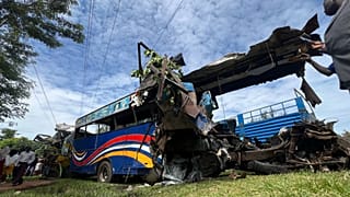 20 children killed in bus crash in Uganda
