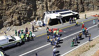 Minibus crash in South Africa kills 12 schoolchildren and driver
