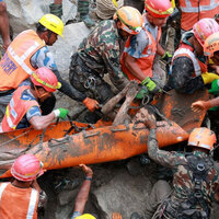 Nepal flash floods: Two people rescued alive from tunnel at Trishuli 3A Hydropower project