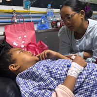 Nepalese boy climbed trees to survive floods, reunited with mother