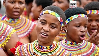 South Africa: Thousands of Zulu women gather for reed dance ceremony 