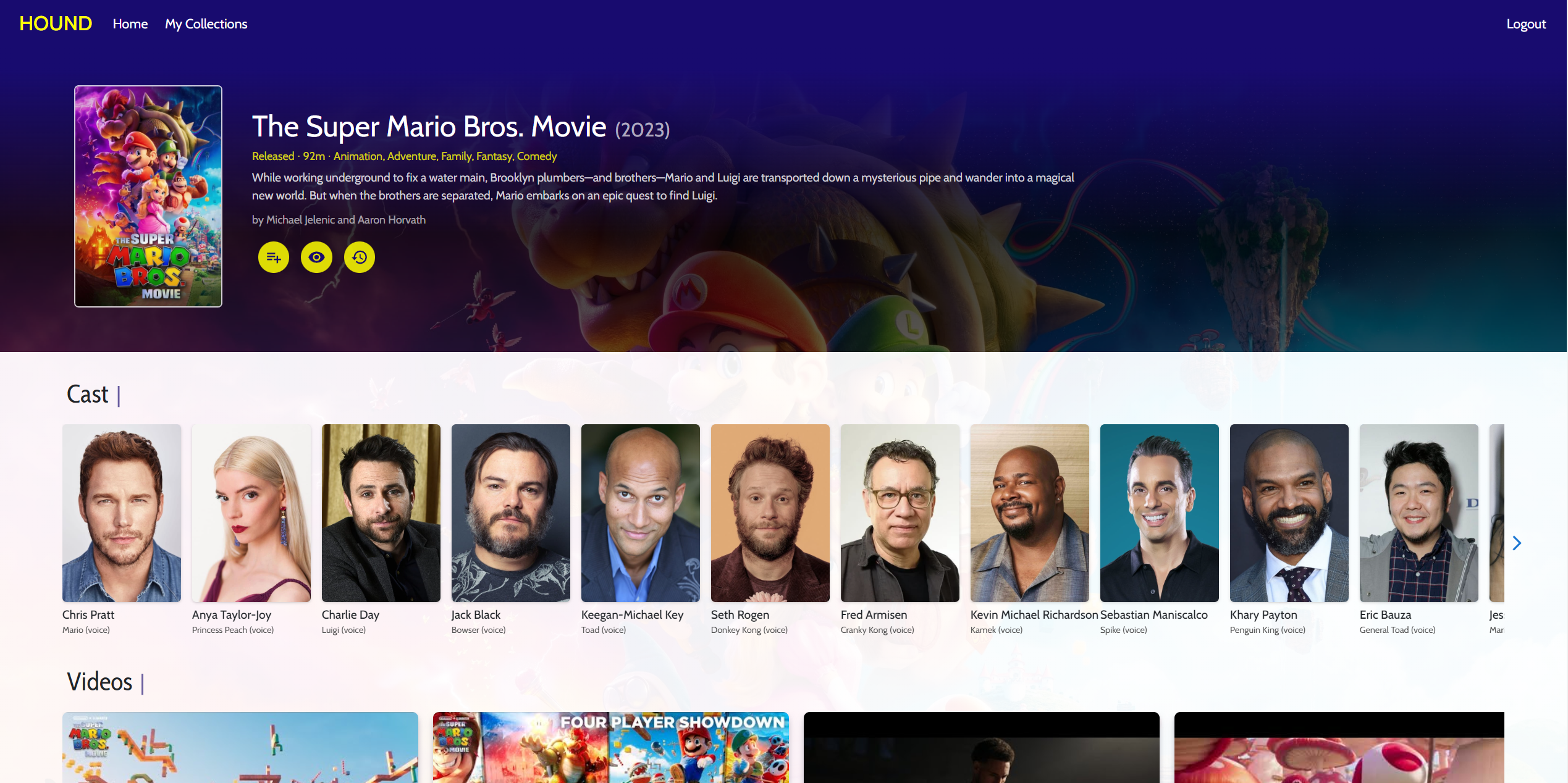 tv page