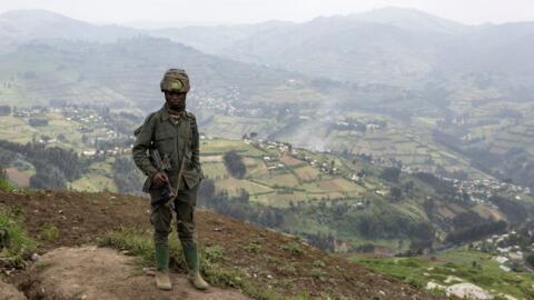 Un membre de l'AFC/M23 dans le territoire de Masisi le 5 mars 2025. (Image d'illustration)