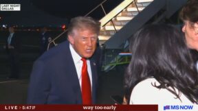 Donald Trump speaking in Dallas