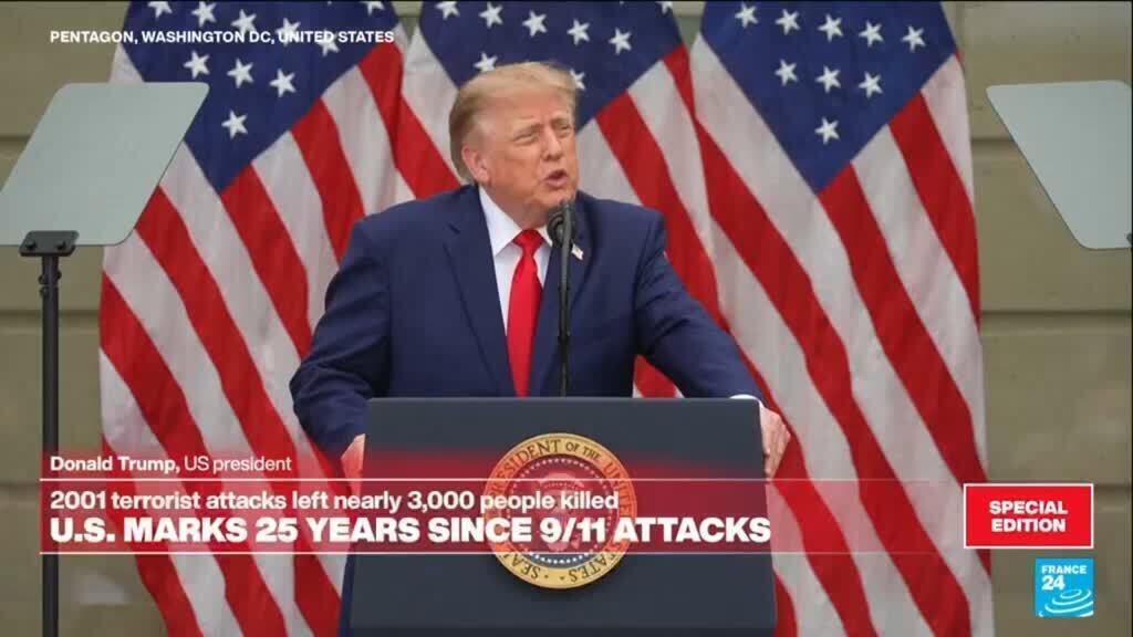 REPLAY: Trump speaks at 9/11 25th anniversary ceremony at the Pentagon
