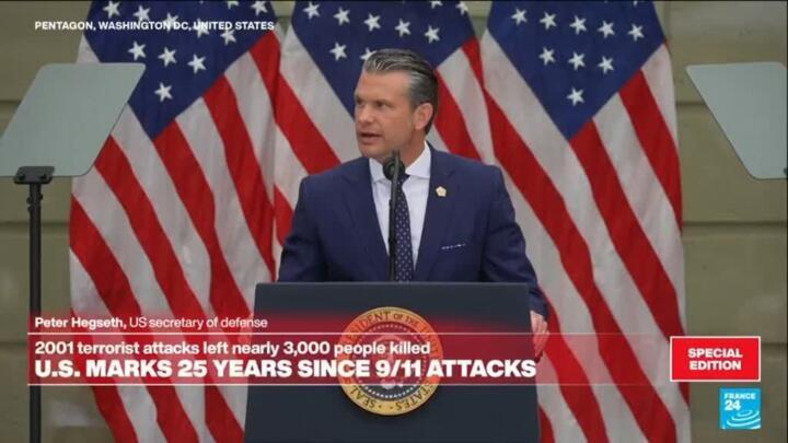 REPLAY: Hegseth warns of 'Islamist threat' at 9/11 25th anniversary commemorations
