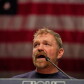 Graham Platner speaks at an event hosted by Sen. Bernie Sanders in Orono, Maine, Sunday, May 24, 2026.