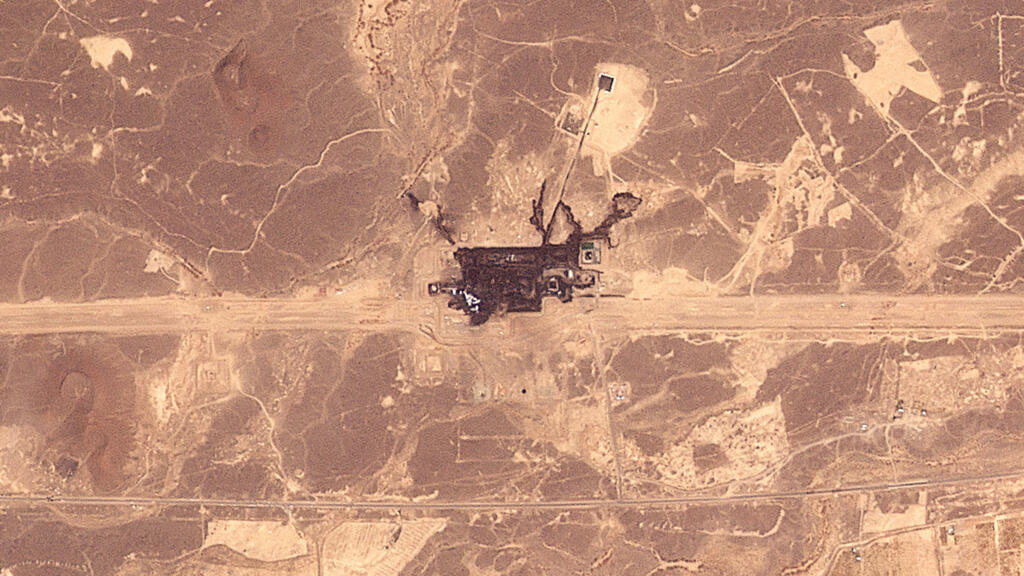 This handout satellite image taken by Planet Labs PBC on September 11, 2026 shows a general view of an infrastructure site after it was damaged
