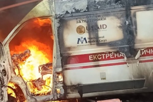 У Херсоні дрон атакував «швидку» - поранені двоє медиків