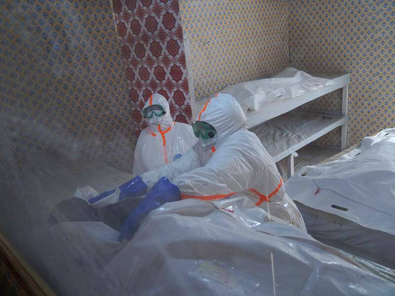 A total of 7022 Ebola cases and 3398 deaths have been reported in Congo. Photo: AP PHOTO A total of 7022 Ebola cases and 3398 deaths have been reported in Congo. Photo: AP PHOTO