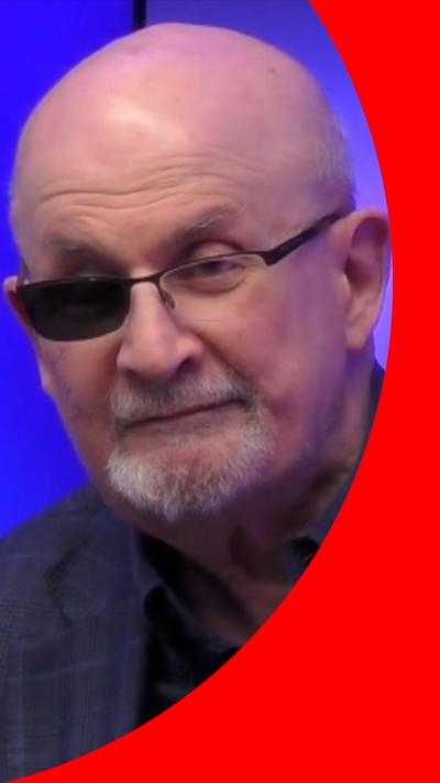 Salman Rushdie in the BBC Radio 4 Today's studio