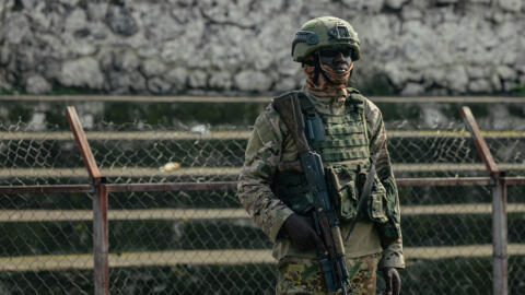 Soldat rebelle de l'AFC/M23. Le processus de paix de Doha entre la RDC et ce groupe armé soutenu par le Rwanda voisin progresse peu.