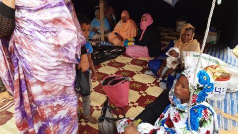 Le groupement des femmes du village de Hamdallaye, près de Boghé, en Mauritanie.