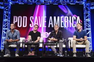 Jon Favreau, Jon Lovett, Dan Pfeiffer and Tommy Vietor 