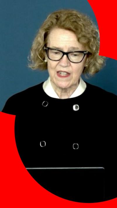 Lady Justice Thirlwall during presser