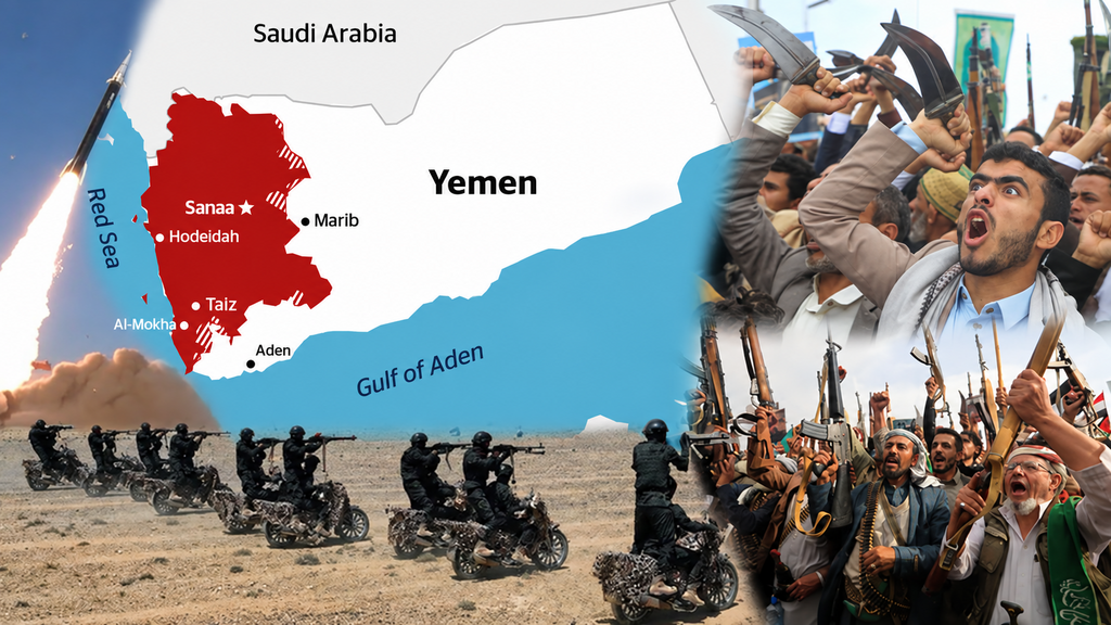 Saudi Arabia plans 100,000-troop Yemen offensive to retake Bab el-Mandeb from Houthis Houthis, Yemen
